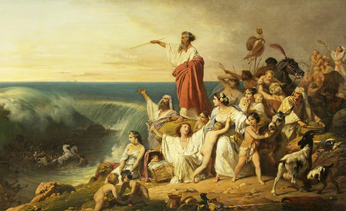 traverséé de la mer rouge israel
