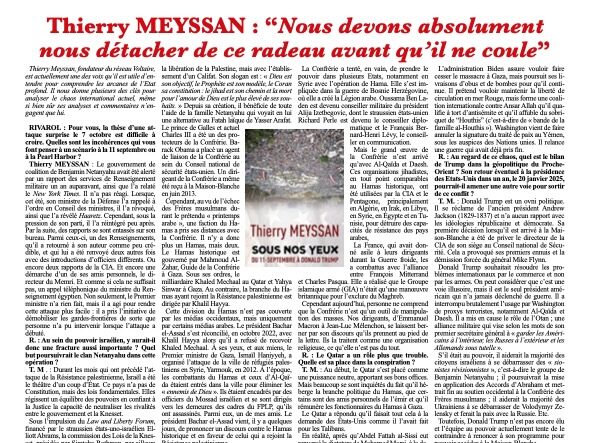 thierry meyysan entrevue