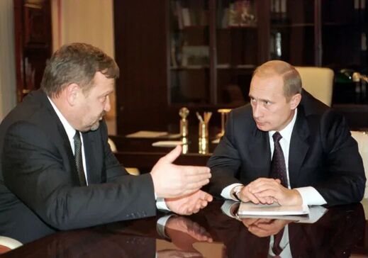 Vladimir Poutine rencontre le dirigeant tchétchène Akhmad Kadyrov