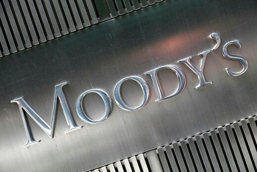 enseigne de Moody's Corp. à New York