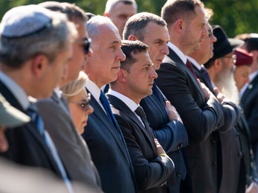 Benjamin Netanyahu et Volodymyr Zelensky