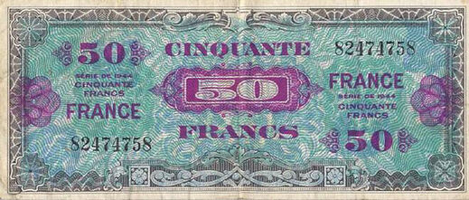 billet de banque français usa