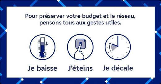 Je baisse, j'éteins, je décale