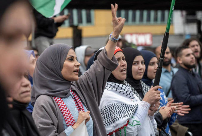 Cliquer pour agrandir manifestation berlin palestine