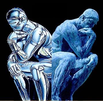 Le Penseur de Rodin et le transhumanisme