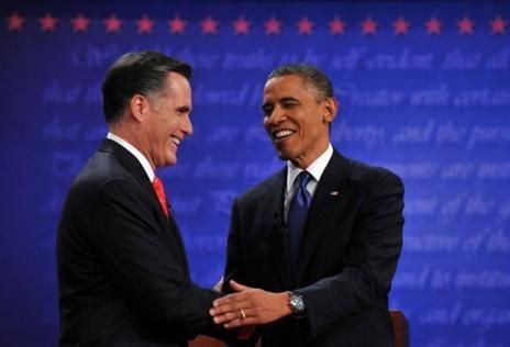 Obama & Romney face to face