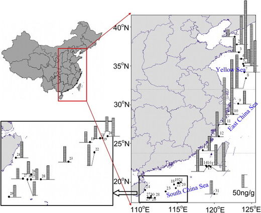 Map pollution, Chine