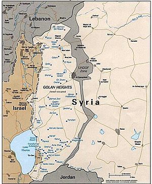 Golan, map