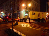Street at night new York
