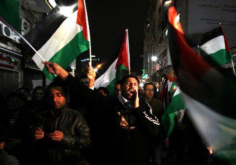 demonstration in Ramallah