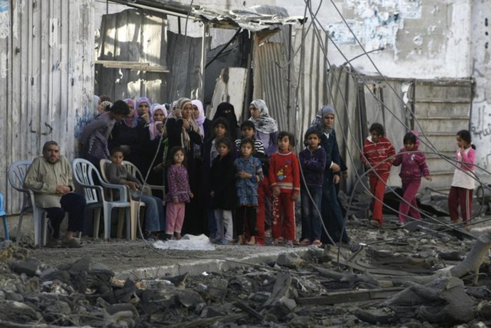 Gazaouits after bombing