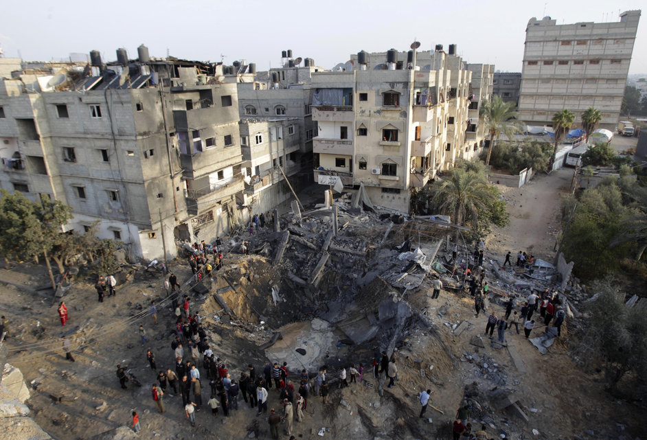 Gaza after bombing
