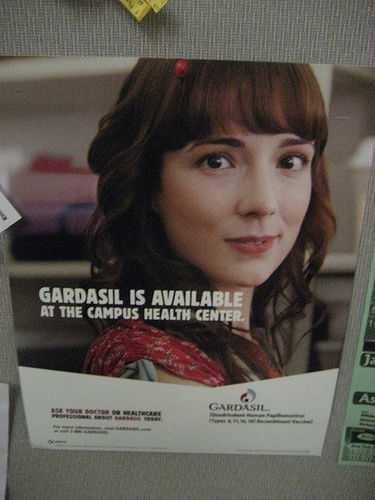 Advertising campaign for Gardasil