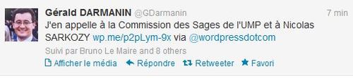 Twit Gérald Darmanin