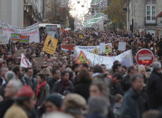 Demonstration in Nantes
