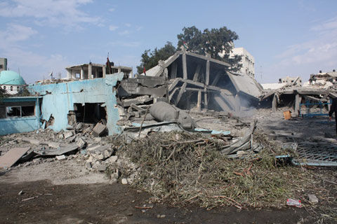 Gaza after bombing