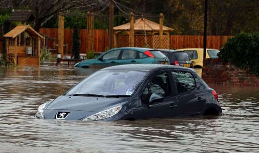Floods Wales UK