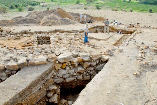 Archeology site Tall El-Hammam
