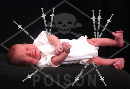 Vaccins on baby