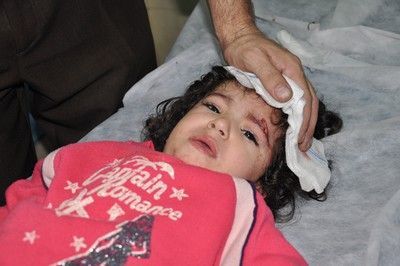 Une enfant de Gaza, novembre 2012.