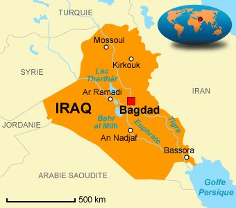 Irak map