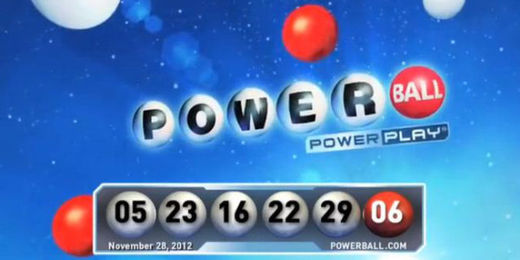 Capture d'écran tu tirage du 28 novembre 2012 de la loterie du Powerball 