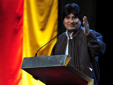 Bolivia's President Evo Morales