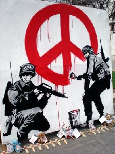 Graffiti soldiers 