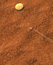 Capture_simulation Huygens atterrissage sur Titan