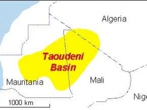 Map Mali pétrole