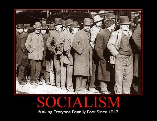 Socialism-make everyone equally poor since 1917