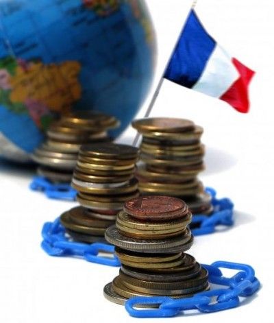 France face à la crise, drapeau,argent