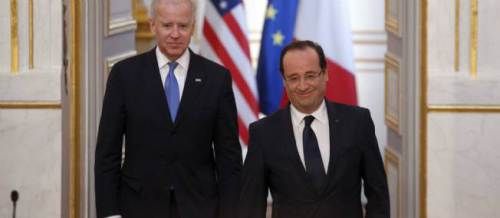 François Hollande a reçu Joe Biden, vice-président américain, à l’Élysée.