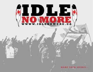 Idle no more graphic
