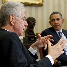 Mario Monti & Barack Obama