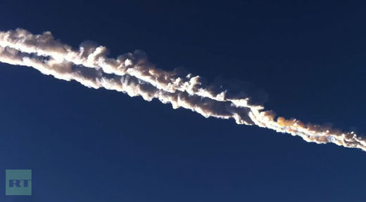Explosion météore Oural 15.02.2013