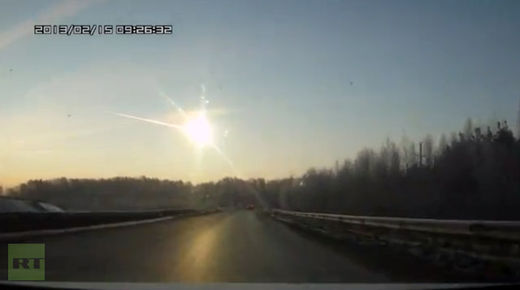 explosion météore Oural Russie 15.02.2013