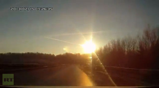 3-Oural Russie, explosion météore 15.02.2013