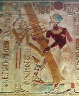 Colonnes Djed à Abydos