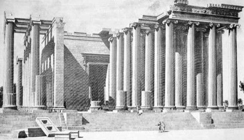 Reconstitution du temple d’Apollon à Didymes