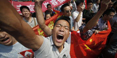 Manifestation chinoise contre le Japon