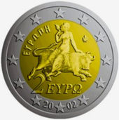 zeus-et-europe-pièce-de-2-euros