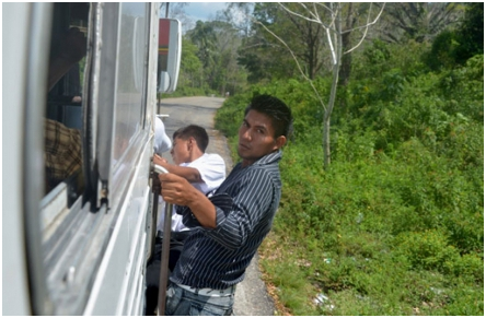 Guatemala, car et passagers