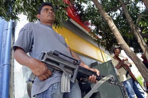 Hommes armés au Mexique