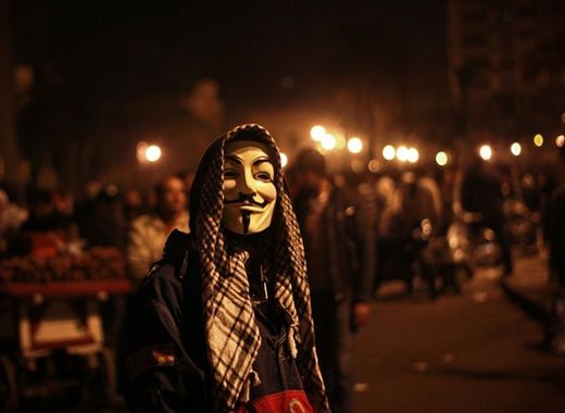 Anonymous a contribué, même si pour une faible part, à la démission du dictateur égyptien Hosni Mubarak en février 2011