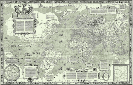Carte Mercator, 1569