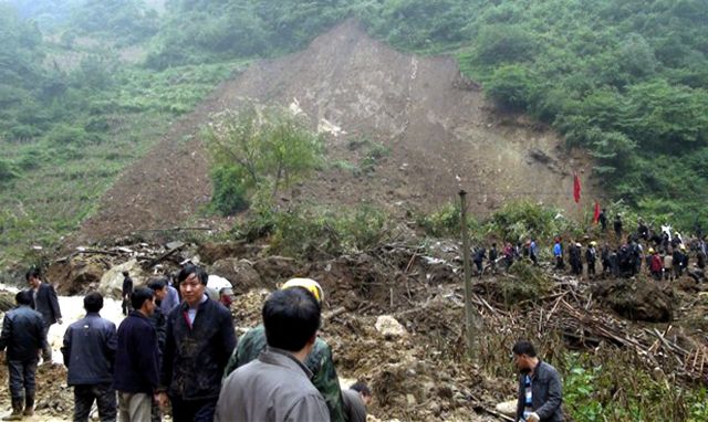 Glissement de terrain en Chine-Mai 2013