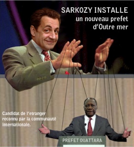 Ouattara marionnette, Sarkozy marionettiste