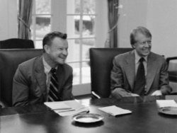 Zbigniew Brzezinski et Jimmy Carter