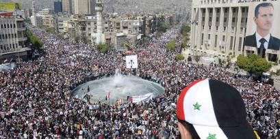 Manifestations pro-Assad
